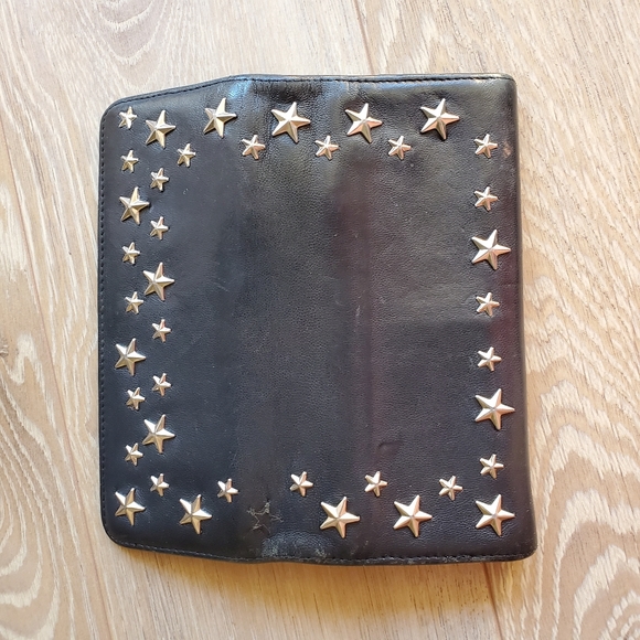 Jimmy Choo Star Studded Leather  Wallet - Picture 3 of 15